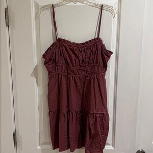 Madewell Plum Mini Dress